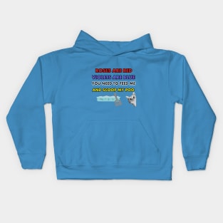 Scoop my poo Kids Hoodie